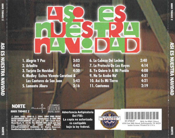 Gilberto Santa Rosa Y El Gran Combo : Asi Es Nuestro Navidad (CD, Album, Club, BMG)