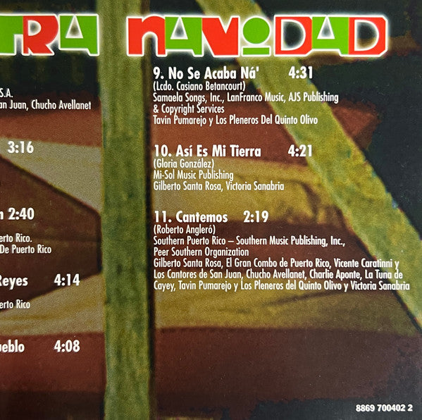 Gilberto Santa Rosa Y El Gran Combo : Asi Es Nuestro Navidad (CD, Album, Club, BMG)