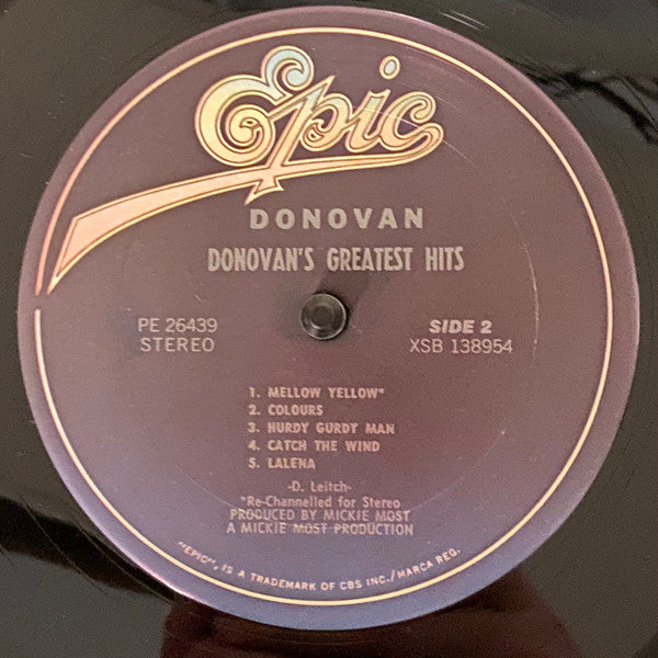 Donovan : Donovan's Greatest Hits (LP, Comp)