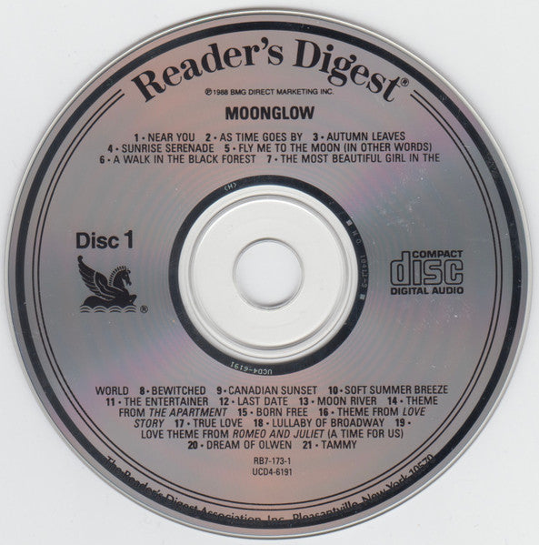 Various : Moonglow - Romantic Piano & Orchestra (4xCD, Comp, RM)
