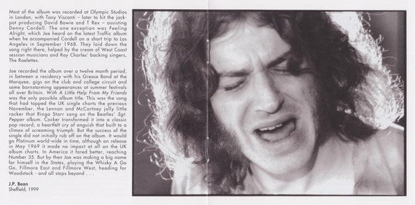 Joe Cocker : With A Little Help From My Friends (CD, Album, RE, RM)
