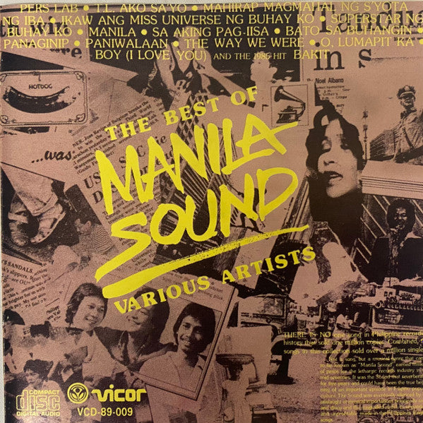 Various : The Best Of Manila Sound (CD, Album, Comp, RE)