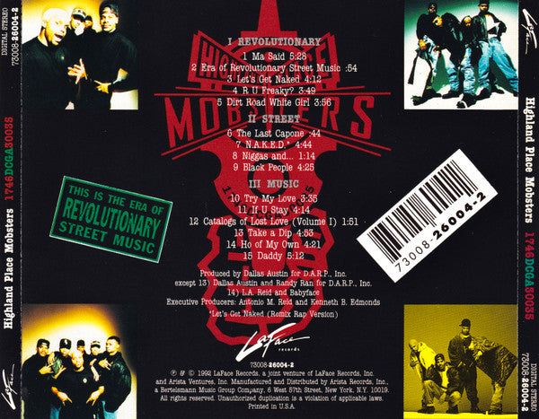 Highland Place Mobsters : 1746DCGA30035 (CD, Album)