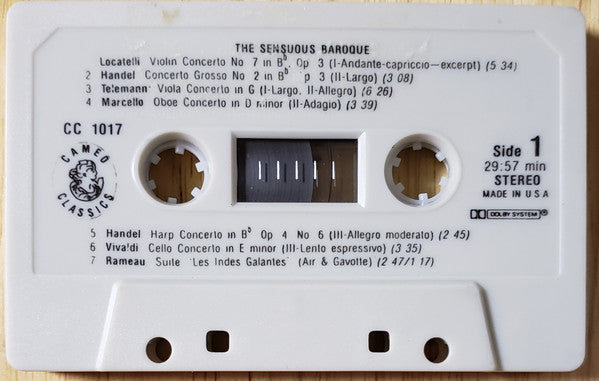 Various - The Sensuous Baroque (Cassette) (VG+) - Endless Media