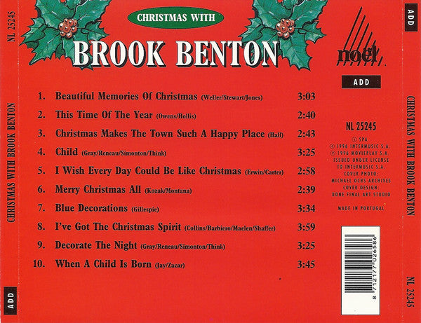 Brook Benton : Christmas With (CD, Comp)