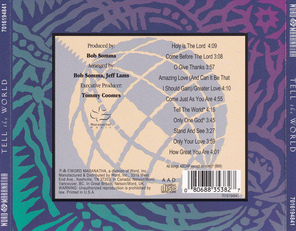 The Praise Band : Praise Band 5: Tell The World (CD, Album)