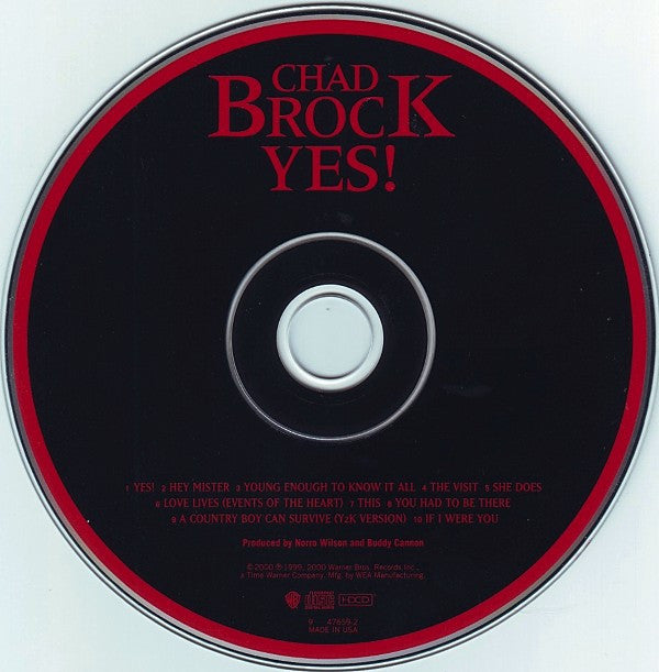 Chad Brock : Yes! (HDCD, Album)