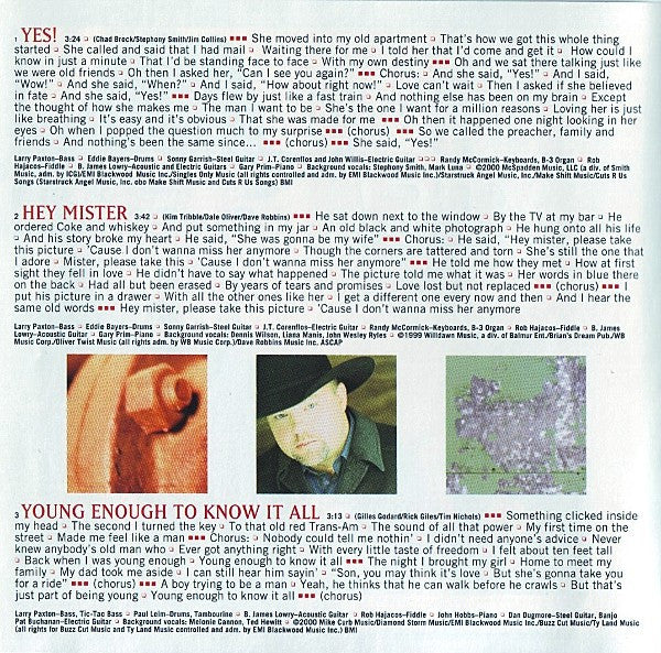 Chad Brock : Yes! (HDCD, Album)