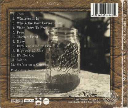 Zac Brown Band : The Foundation (CD, Album, Car)