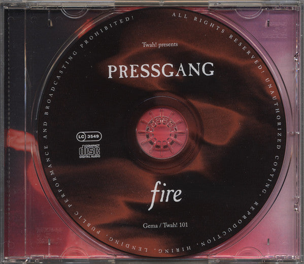 Pressgang - Fire (CD) (VG+) - Endless Media