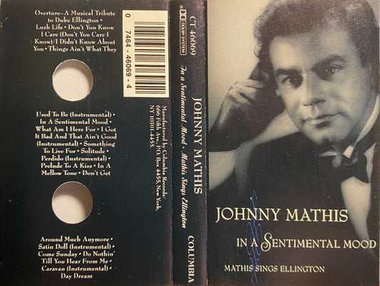 Johnny Mathis : In A Sentimental Mood: Mathis Sings Ellington (Cass, Album)