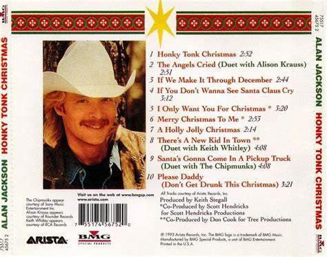 Alan Jackson (2) : Honky Tonk Christmas (CD, Album)