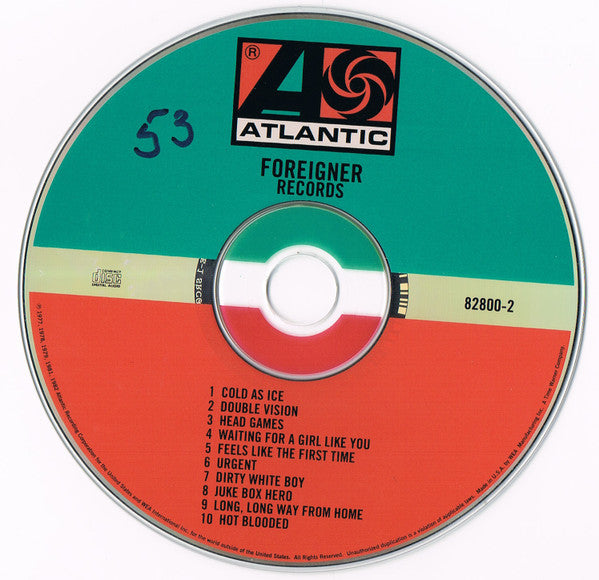 Foreigner : Records (CD, Comp, RE, RM, SRC)