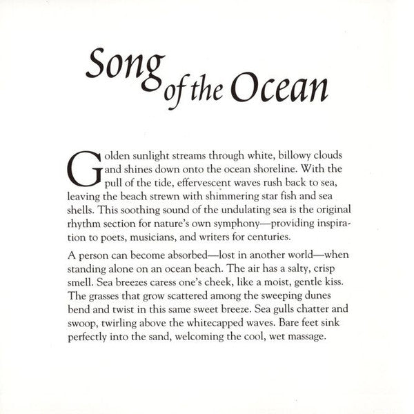 Steven C. : Song Of The Ocean (CD, Album)