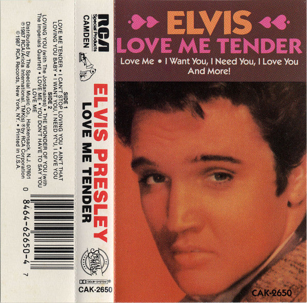 Elvis Presley : Love Me Tender (Cass, Comp, Dol)