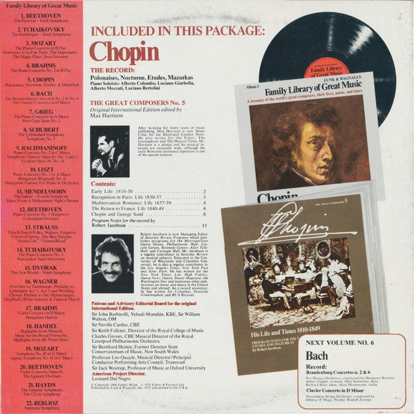 Frédéric Chopin - Polonaises, Nocturne, Etudes, Mazurkas (LP) (G+) - Endless Media