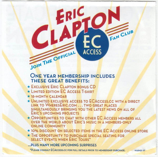 Eric Clapton : Back Home (CD, Album, Cin)