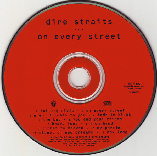 Dire Straits : On Every Street (CD, Album, Club, SRC)