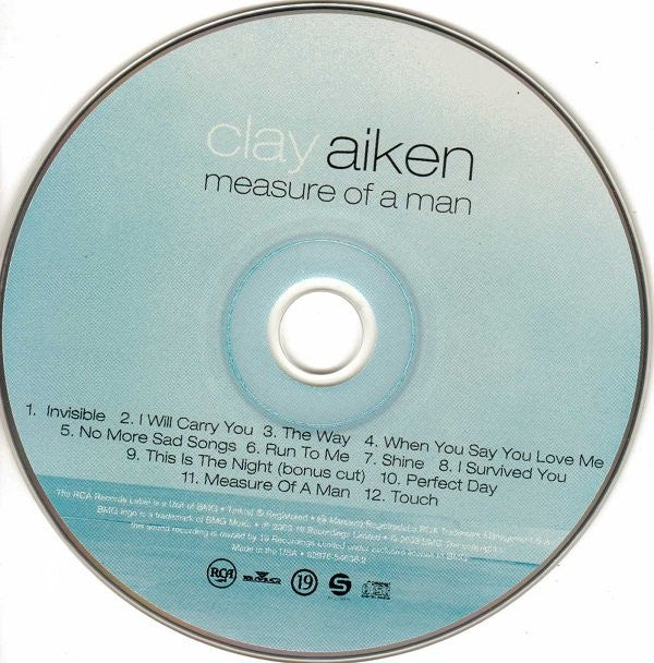 Clay Aiken - Measure Of A Man (CD) (VG) - Endless Media