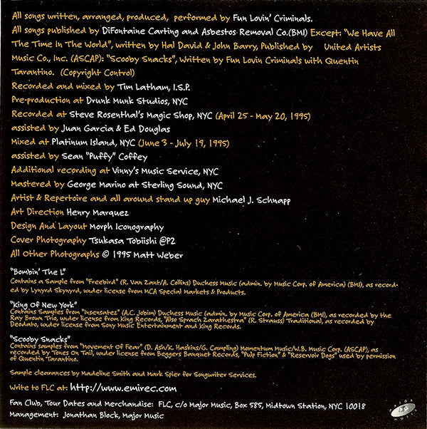 Fun Lovin' Criminals : Come Find Yourself (CD, Album)