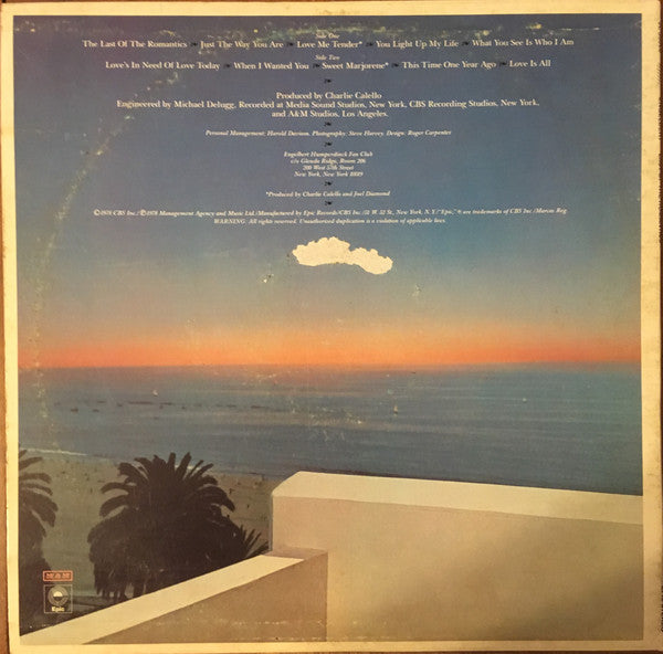 Engelbert Humperdinck - Last Of The Romantics (LP) (VG) - Endless Media