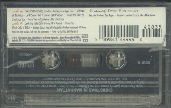 David Huntsinger : Christmas In Manhattan  (Cass, Album)