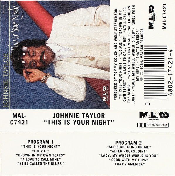 Johnnie Taylor : This Is Your Night (Cass)