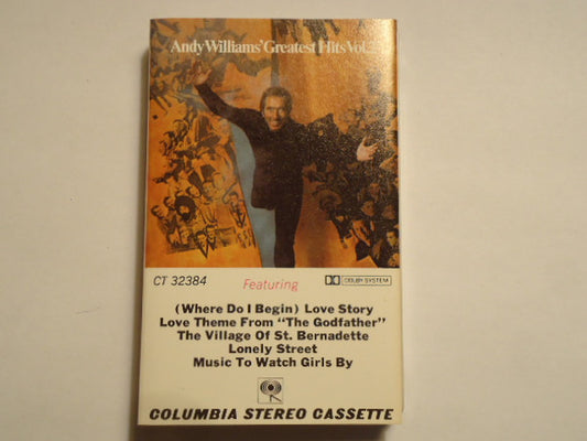 Andy Williams : Andy Williams' Greatest Hits Vol. 2 (Cass, Comp, Dol)
