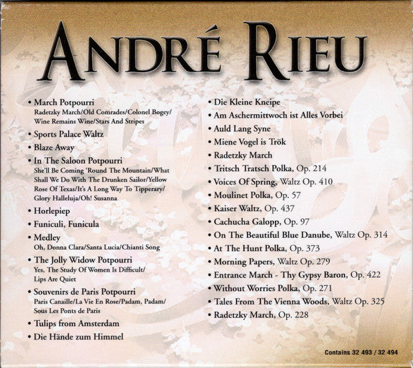 André Rieu : André Rieu Collection (CD, Album, RE + CD, Comp, RE + Box, Comp)