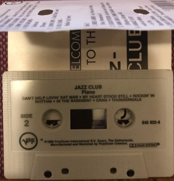 Various : Jazz-Club • Piano (Cass, Comp, Dol)