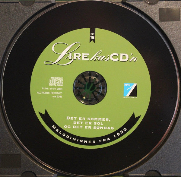 Various : LirekasCD'n 18 Det Er Sommer, Det Er Sol Og Det Er Søndag (CD, Comp, RM)
