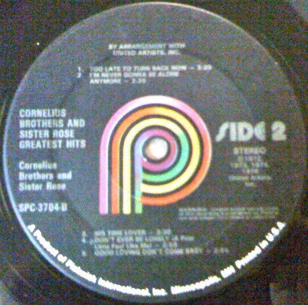 Cornelius Brothers & Sister Rose : Greatest Hits (LP, Comp, RE)