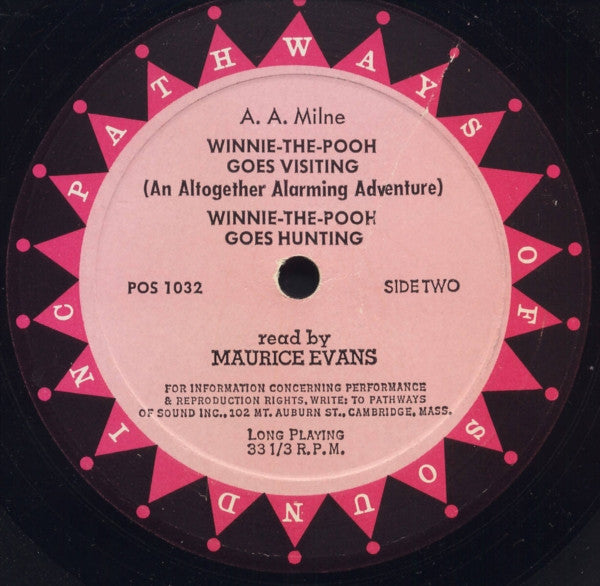 Maurice Evans (2) Reads A. A. Milne : Winnie-The-Pooh (LP, Album)