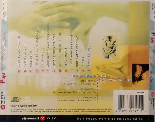 Sarah Greeno, Jessica Ketola, Scott Underwood (2) : Prayer (Expressions Of Worship) (CD, Album, Enh)