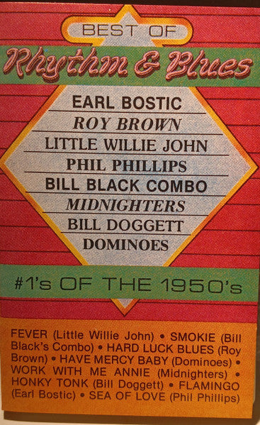 Various : Best Of Rhythm & Blues - #1's Of The 1950's (Cass, Comp)