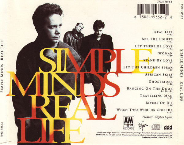 Simple Minds : Real Life (CD, Album)