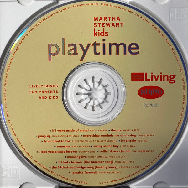 Various : Martha Stewart Kids: Playtime (CD, Comp)