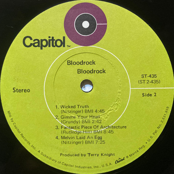 Bloodrock : Bloodrock (LP, Album, Jac)