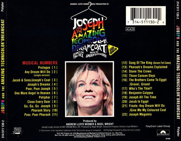 Andrew Lloyd Webber, Tim Rice Starring Jason Donovan : Andrew Lloyd Webber's New Production Of: Joseph And The Amazing Technicolor Dreamcoat (CD, Album)