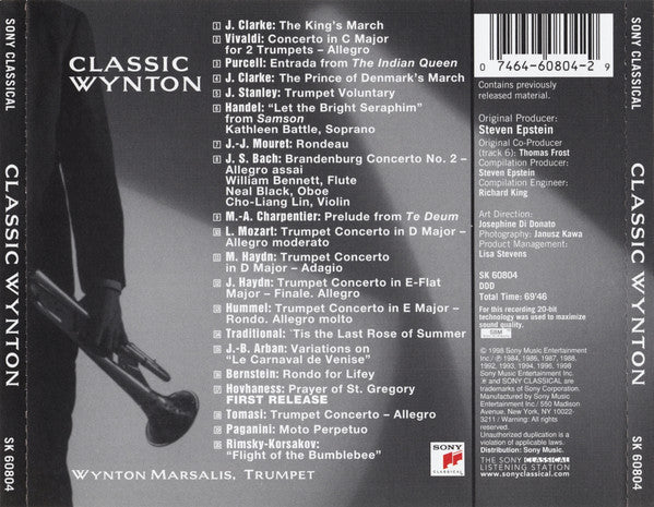 Wynton Marsalis : Classic Wynton (CD, Comp)