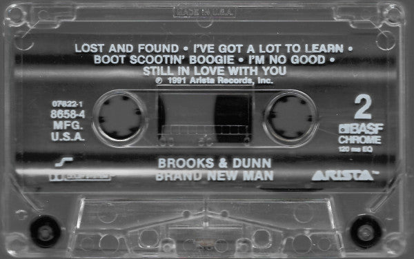 Brooks & Dunn : Brand New Man (Cass, Album, BAS)