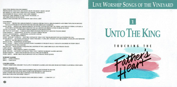 Eddie Espinosa, Tom Davis - Unto The King (CD) (VG) - Endless Media