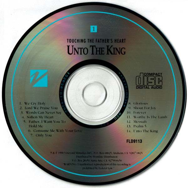 Eddie Espinosa, Tom Davis (10) : Unto The King (CD, Album, RE)