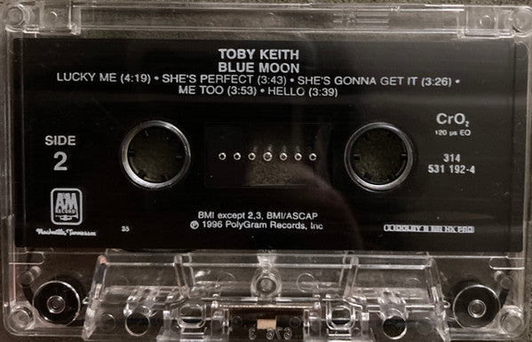 Toby Keith : Blue Moon (Cass, Album)