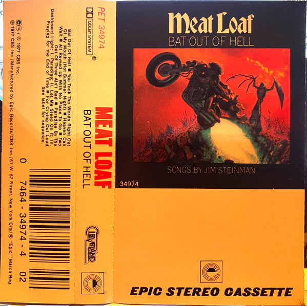 Meat Loaf : Bat Out Of Hell (Cass, Album, RE, Dol)