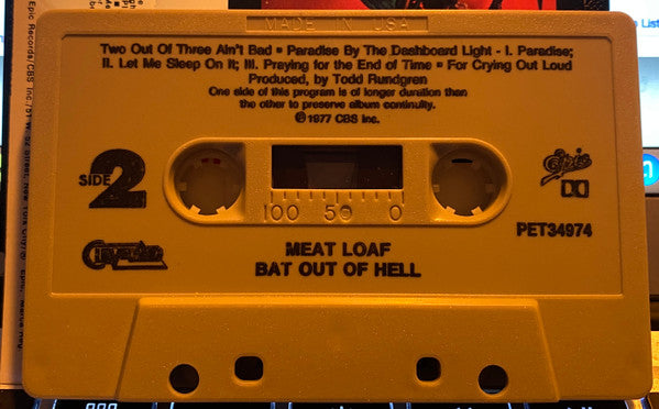 Meat Loaf : Bat Out Of Hell (Cass, Album, RE, Dol)