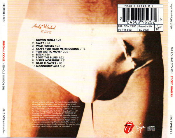 The Rolling Stones : Sticky Fingers (CD, Album, RE, RM)
