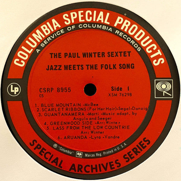 The Paul Winter Sextet - Jazz Meets The Folk Song (LP) (VG+) - Endless Media