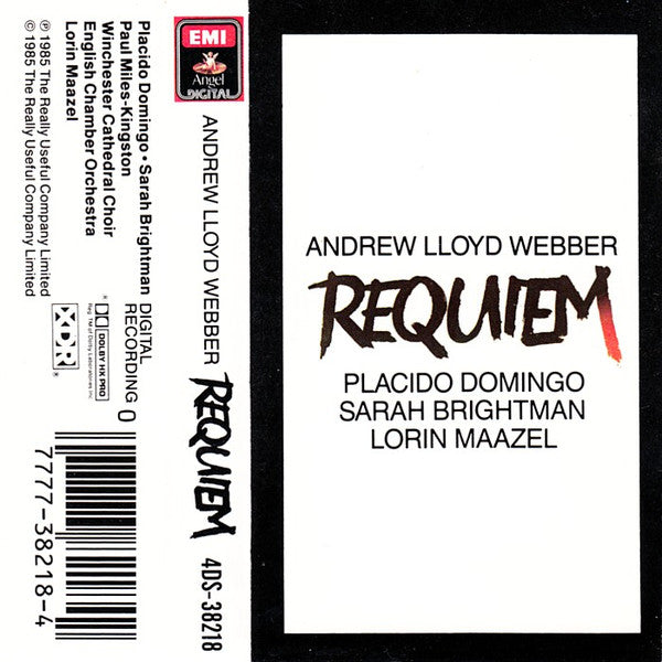 Andrew Lloyd Webber, Lorin Maazel, English Chamber Orchestra, Winchester Cathedral Choir : Requiem (Cass, Album)