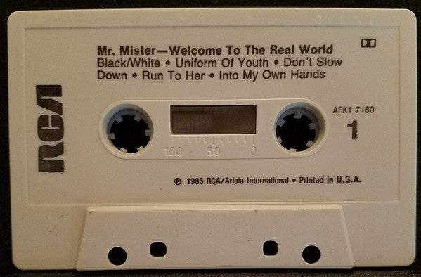 Mr. Mister : Welcome To The Real World (Cass, Album, Dol)